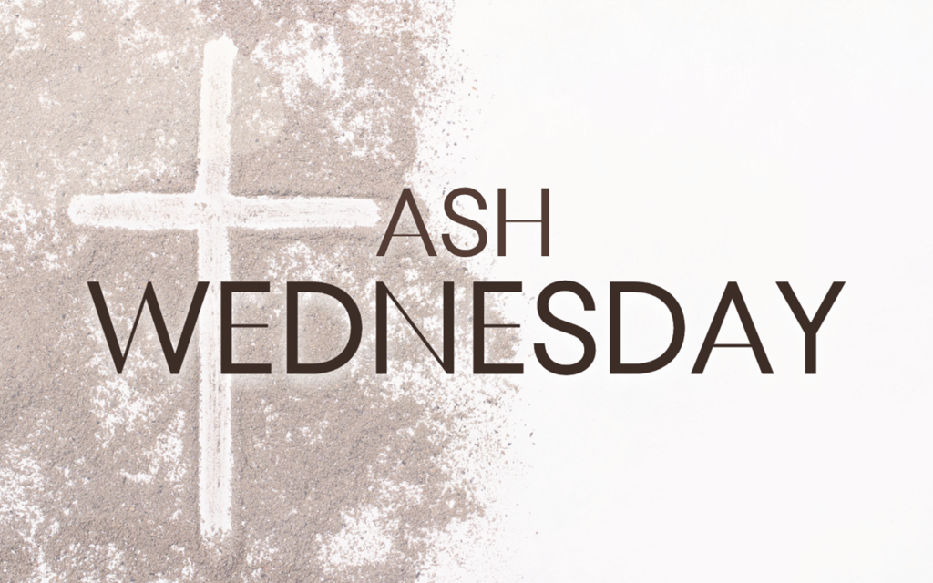 Ash Wednesday Service February 14th 730pm Delaware Church